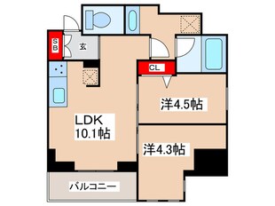 アーバネックス錦糸公園の物件間取画像